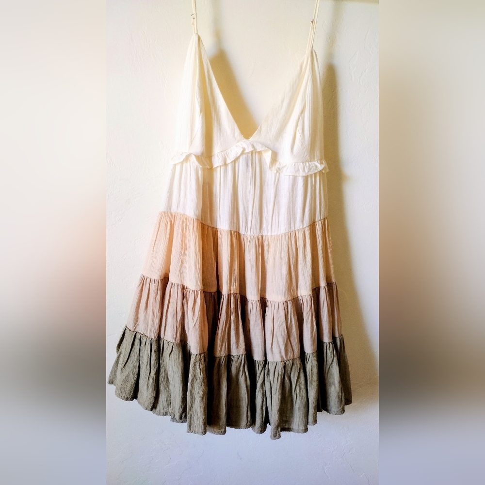 Windsor Cream Tiered Maxi Dress